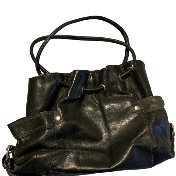 Vintage full back leather COACH purse or bag, heavy about 14x12x5 - Picture 3 of 9